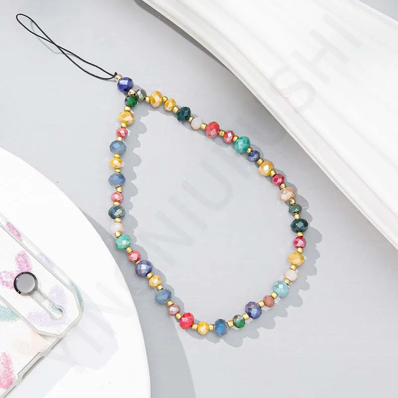 Ribbon Bow Gift - Creative Crystal Beaded Phone Chain Lanyard