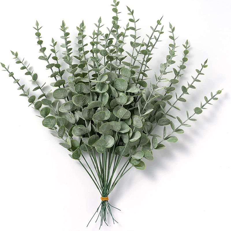 Artificial Eucalyptus Stems Le - огляд і ціна Christmas Wreath Fake
