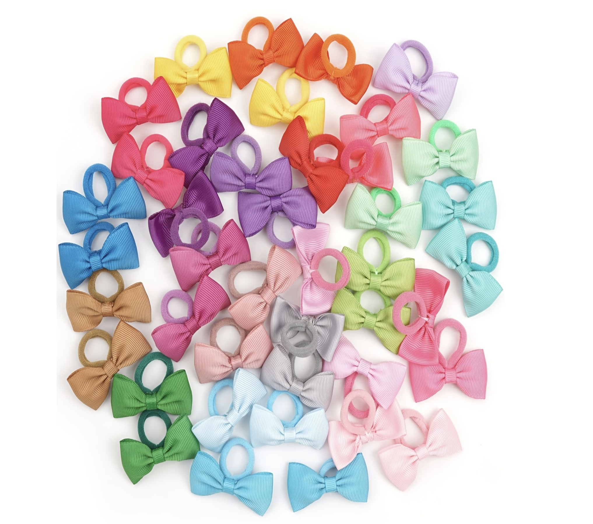 40/60/80 Baby Girls Hair Ties  - огляд і ціна Ribbon Bow Gift