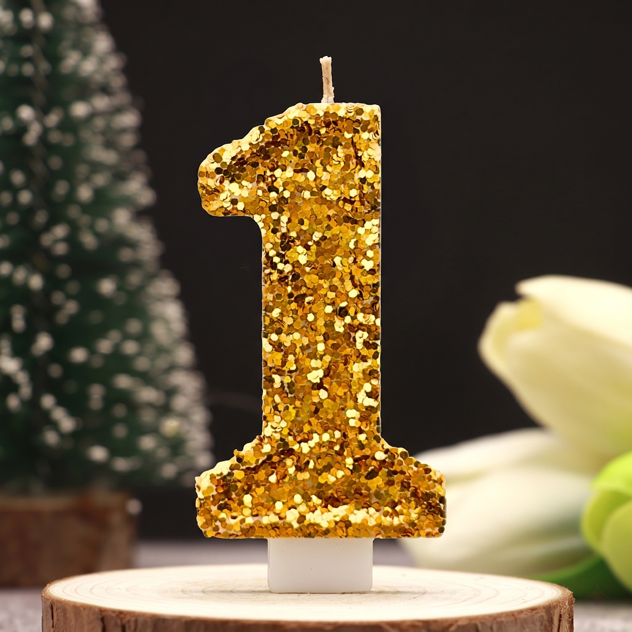 Digital Birthday Candle Gold C - огляд і ціна Holiday Candle Set