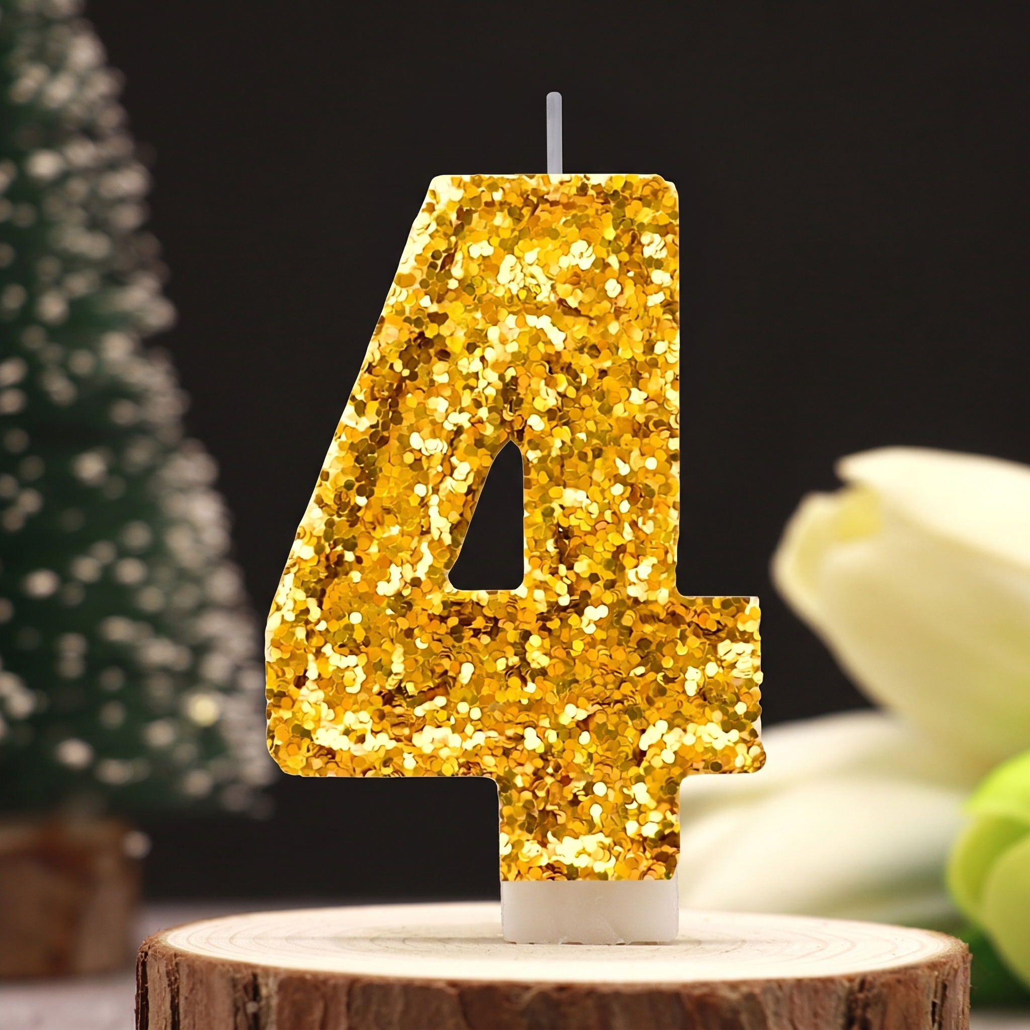 Digital Birthday Candle Gold C - огляд і ціна Holiday Candle Set