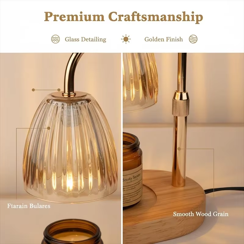 Candle Warmer Lamp with Timer, - огляд і ціна Holiday Candle Set
