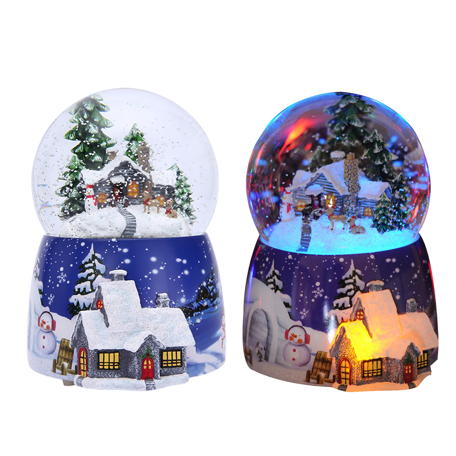 1 Pcs Resin Music Box Crystal  - огляд і ціна Snow Globe Musical