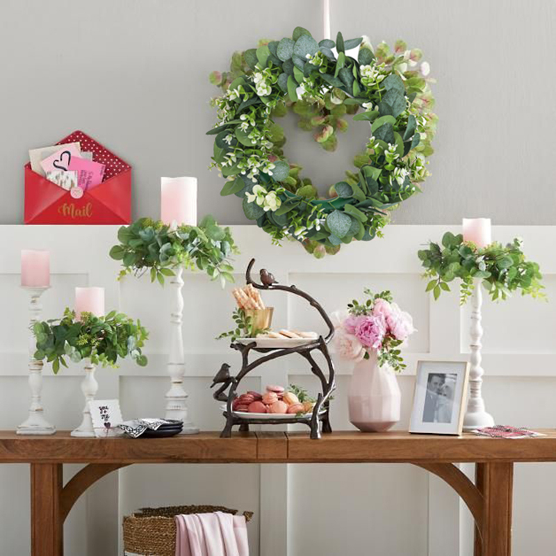 Eucalyptus Wreath Flowers Gift - огляд і ціна Christmas Wreath Fake