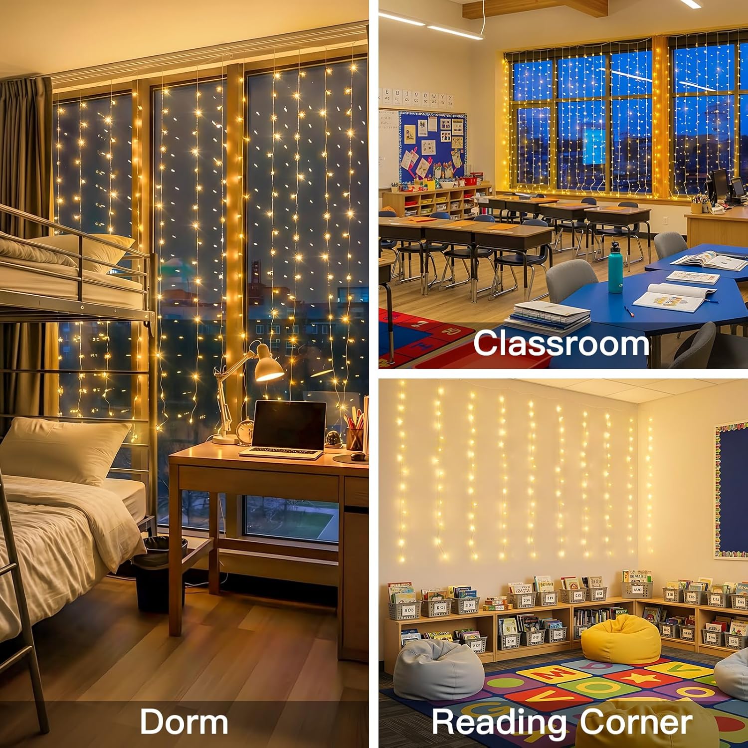 Curtain Lights For Bedroom 200 - огляд і ціна Led Fairy String Lights