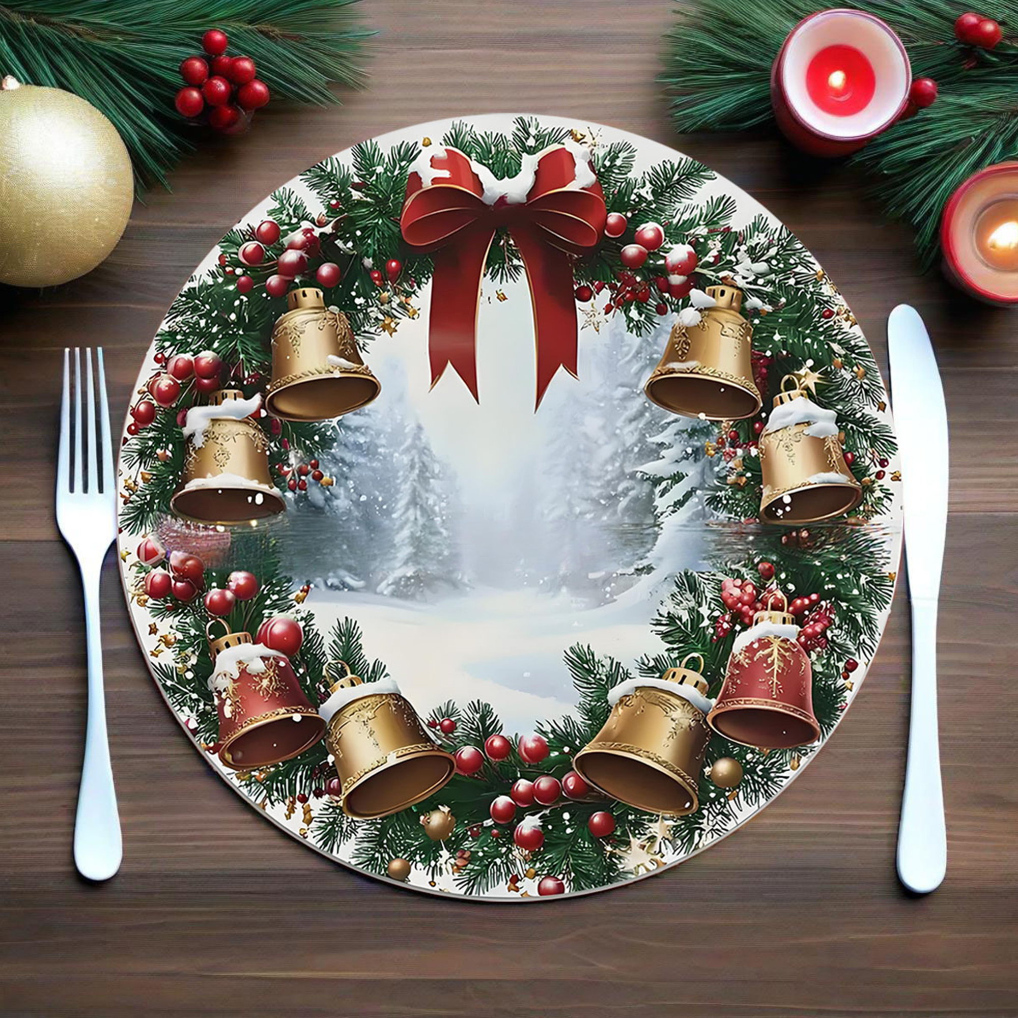 Christmas Table Runner Festive - огляд і ціна Christmas Table Runner