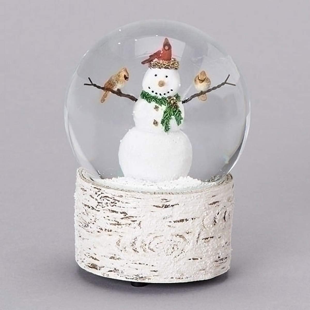 Snowman with Cardinal Friends  - огляд і ціна Snow Globe Musical