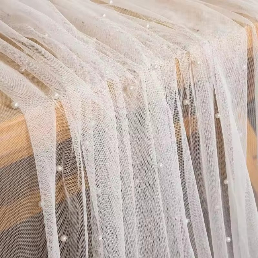 300x80cm Pearl Sheer Tulle Tab - огляд і ціна Christmas Table Runner