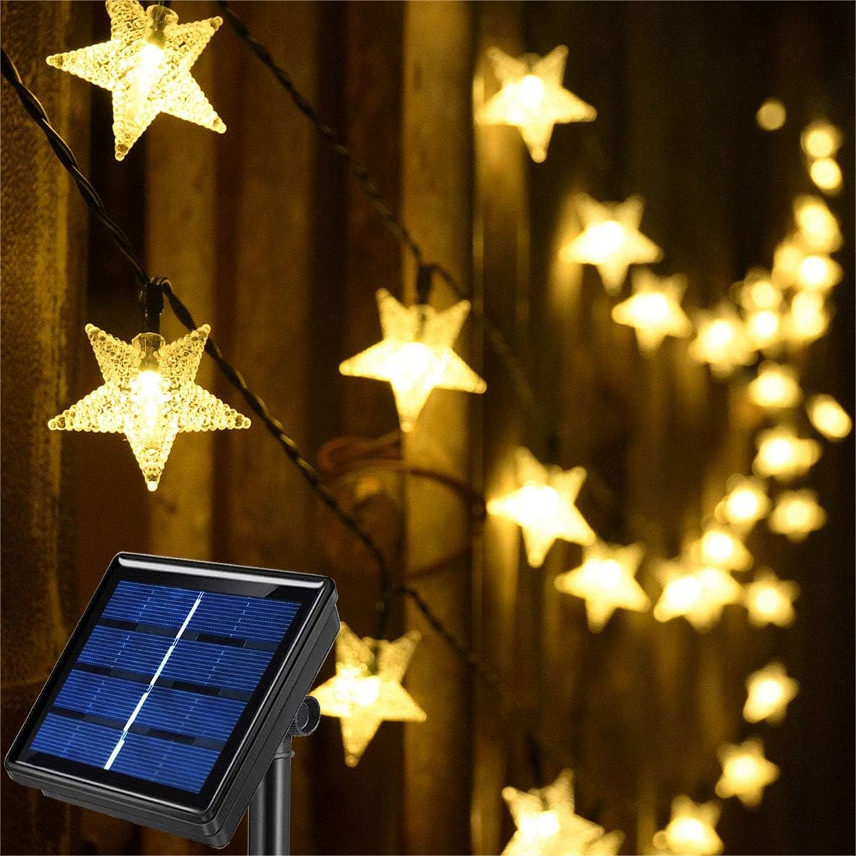 50ft 120 LED Solar Star Fairy  - огляд і ціна Led Fairy String Lights