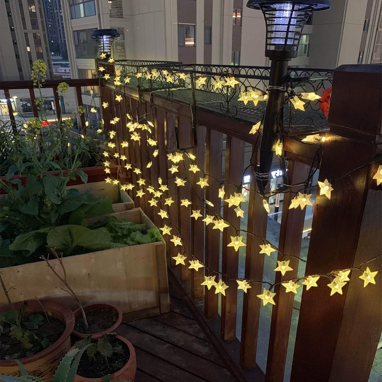 50ft 120 LED Solar Star Fairy  - огляд і ціна Led Fairy String Lights