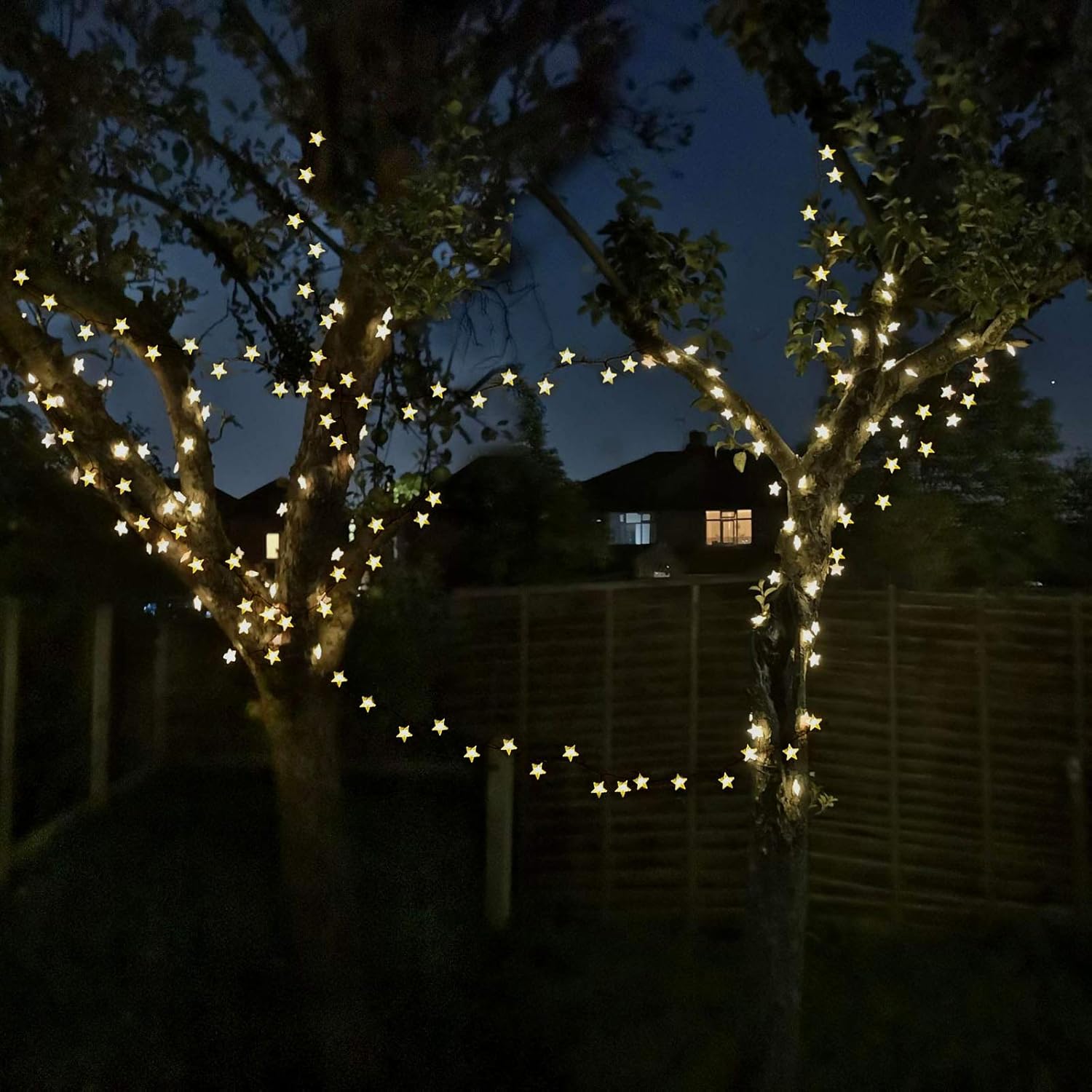 50ft 120 LED Solar Star Fairy  - огляд і ціна Led Fairy String Lights