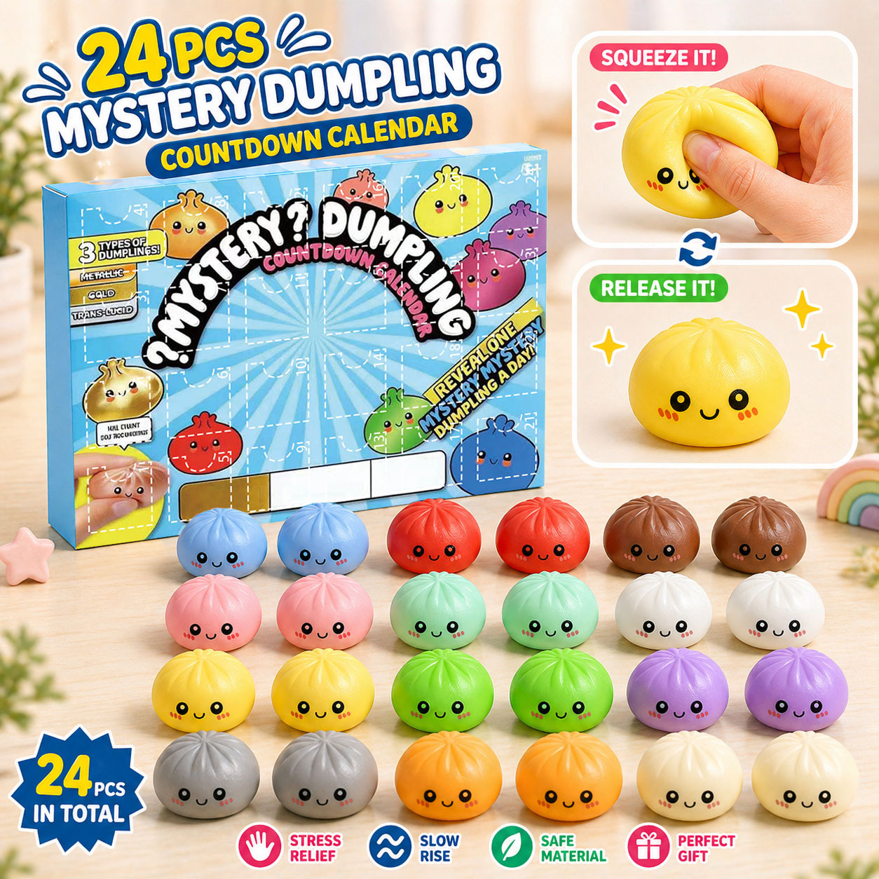 New 24pc Surprise Dumplings My - огляд і ціна Advent Calendar Gift