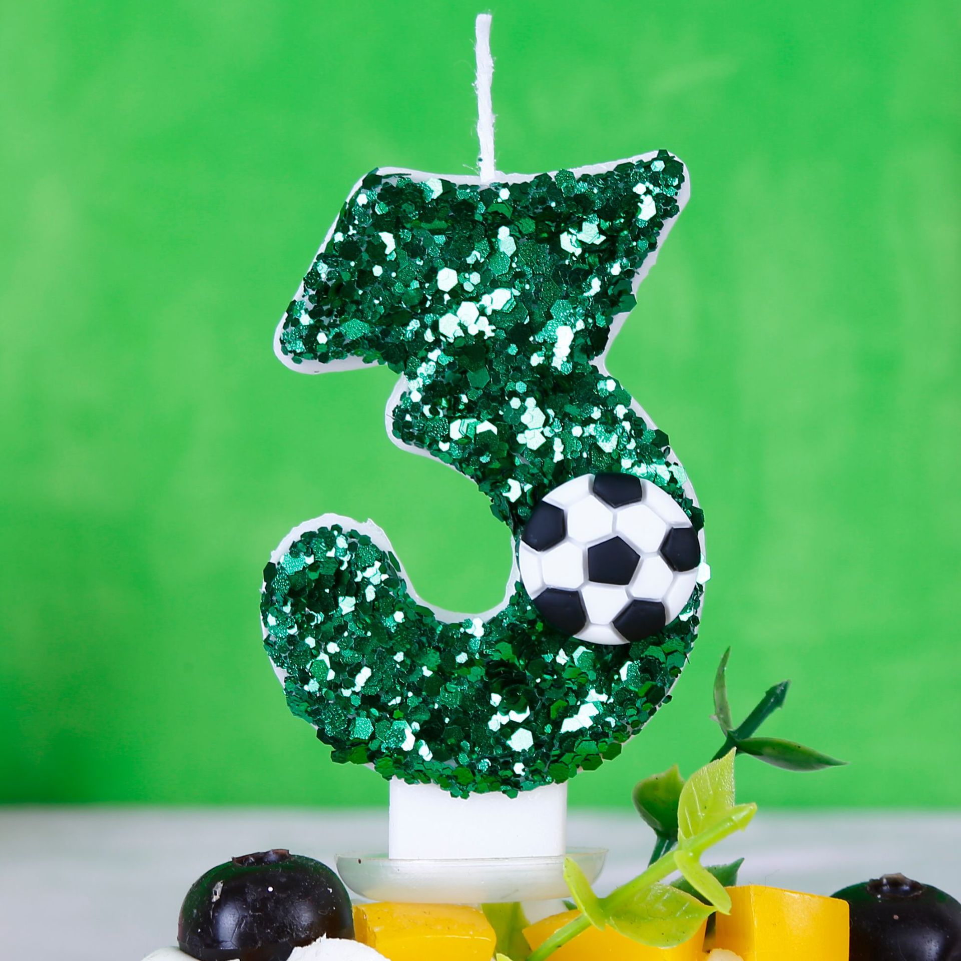 Boy Series 3D Green Football B - огляд і ціна Holiday Candle Set