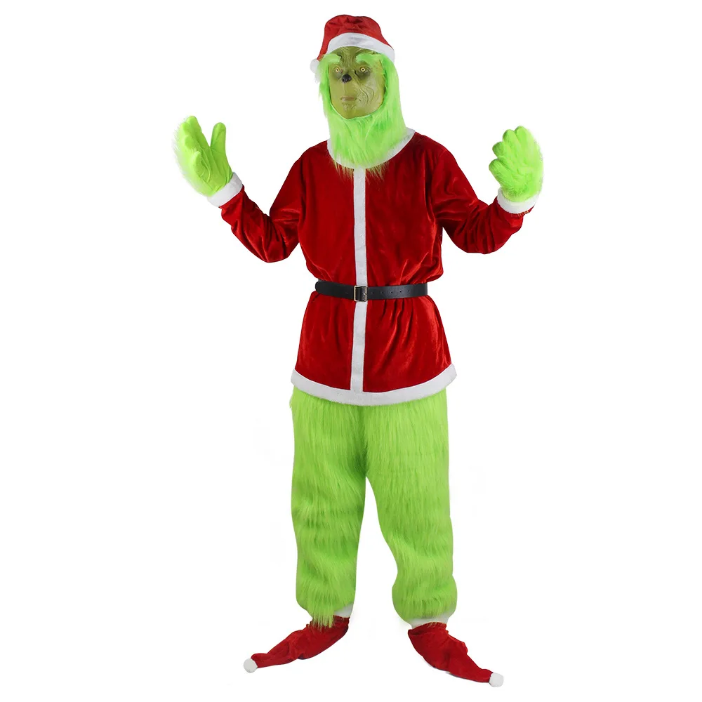 Merry Christmas Grinch Cosplay - огляд і ціна Santa Hat Plush