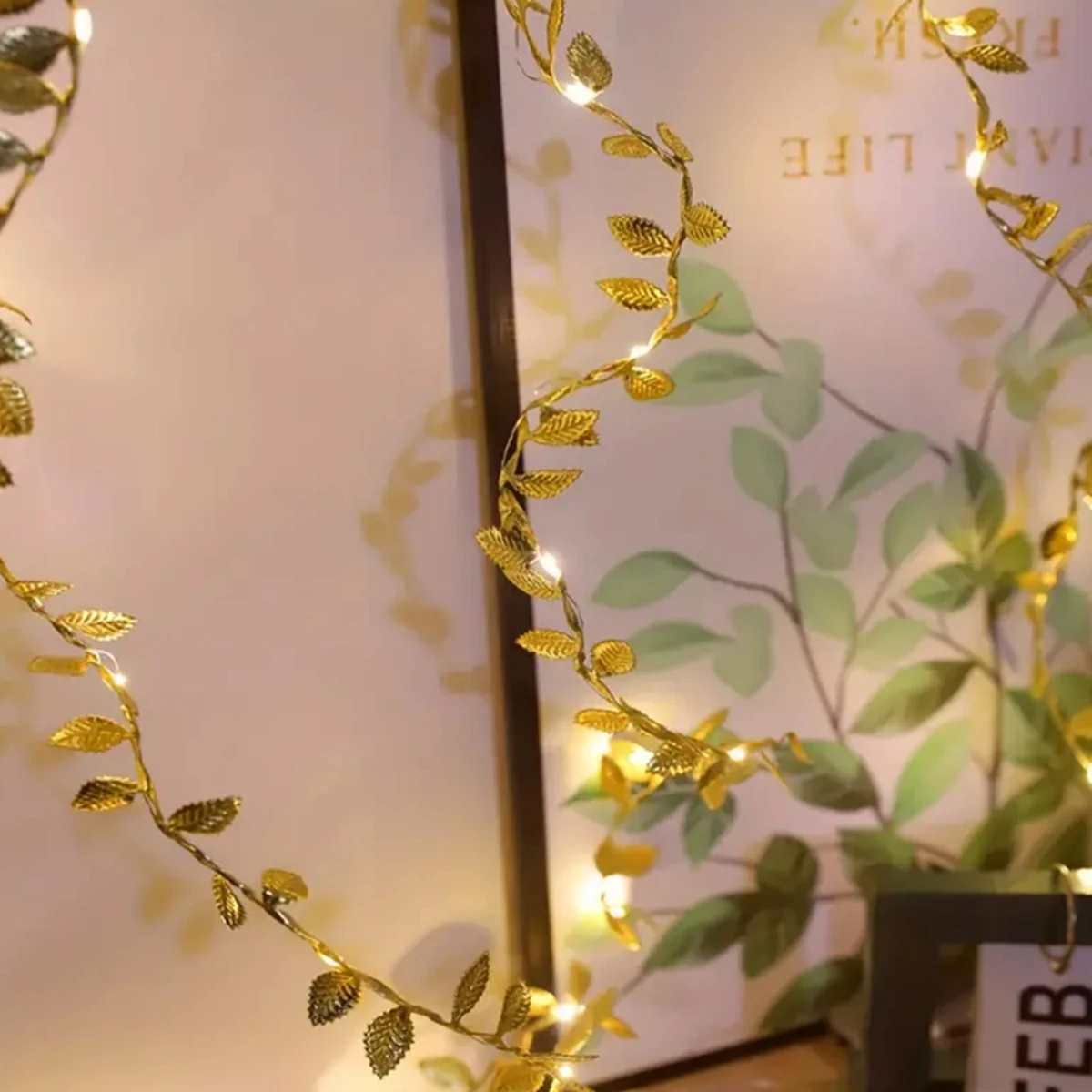 LED Golden Leaves String Light - огляд і ціна Led Fairy String Lights