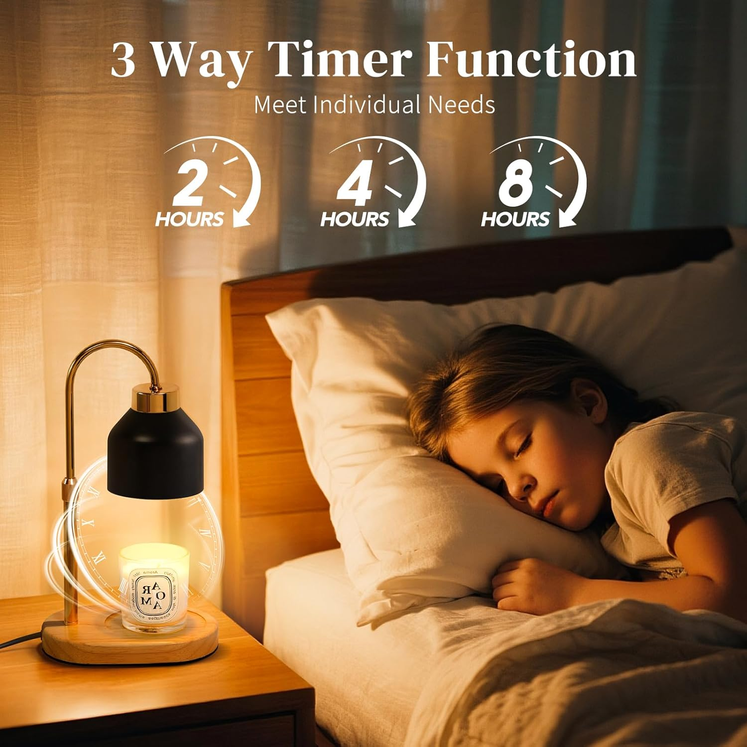 Black Candle Warmer Lamp with  - огляд і ціна Holiday Candle Set