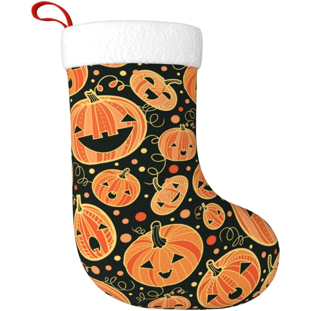 Halloween Pumpkin Christmas St - огляд і ціна Christmas Stocking Hanging