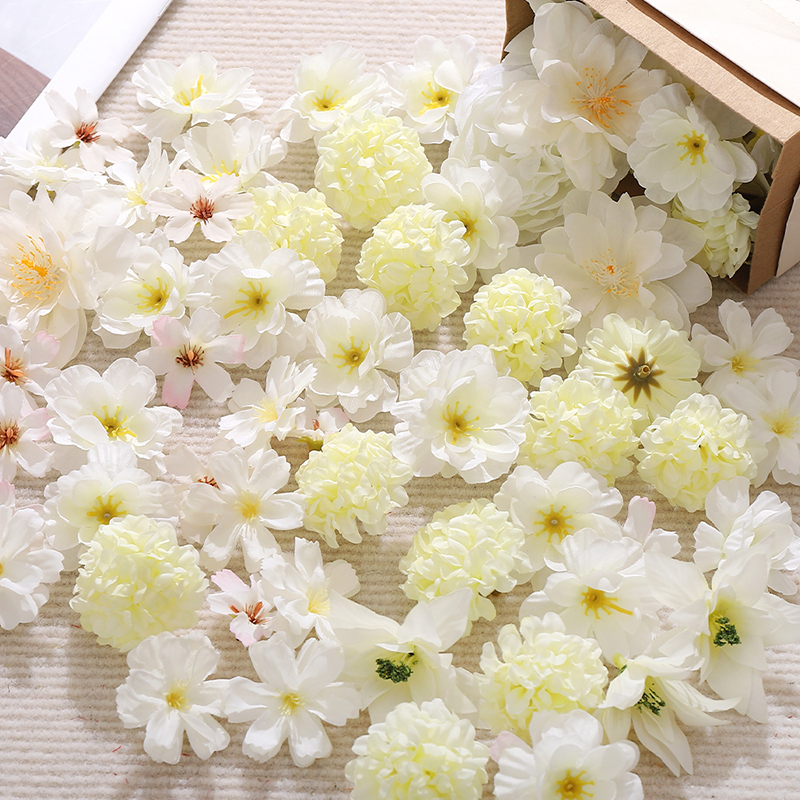 20Pcs Mix White Artificial Flo - огляд і ціна Christmas Wreath Fake
