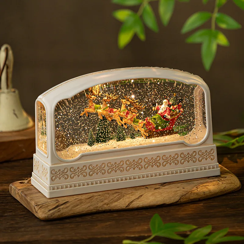 Rectangular Resin Snow Globe M - огляд і ціна Snow Globe Musical