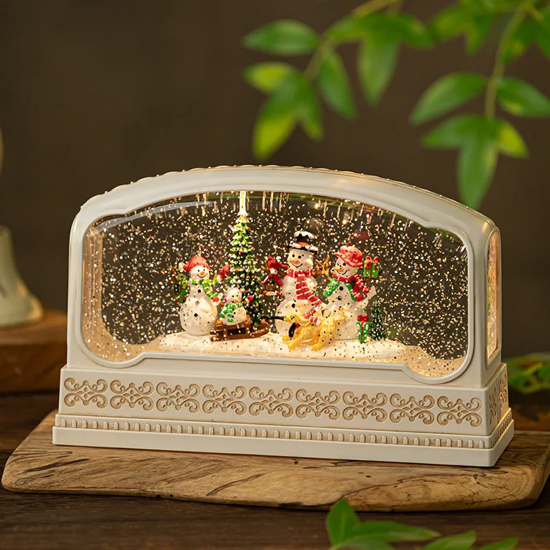 Rectangular Resin Snow Globe M - огляд і ціна Snow Globe Musical