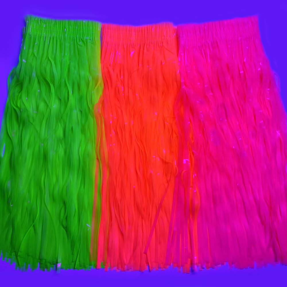 Neon Fluorescent Tinsel Skirt, - огляд і ціна Tinsel Garland Decoration