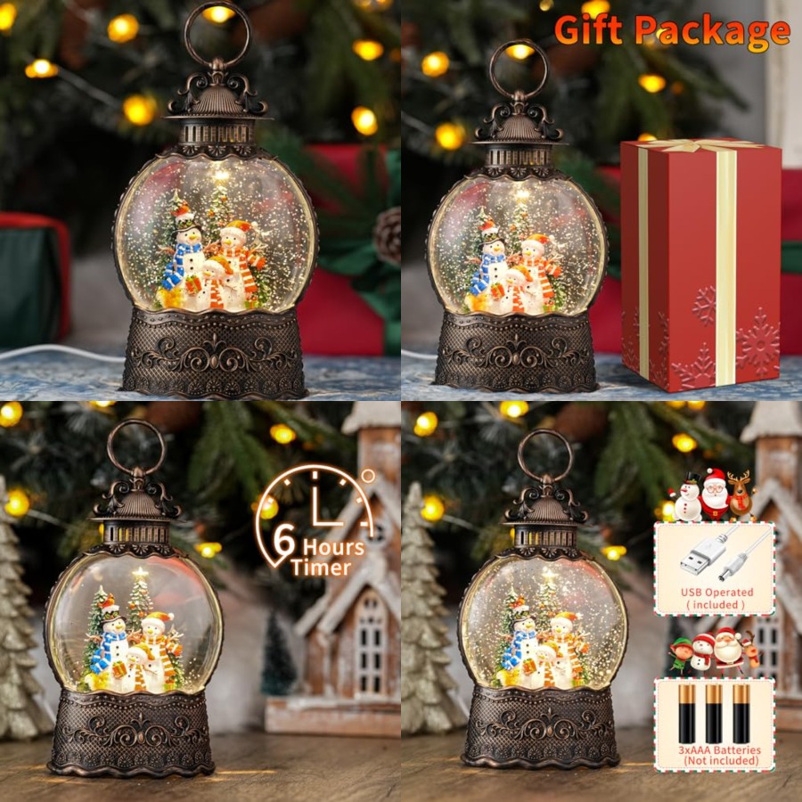 Snow Globe with, Light Up Chri - огляд і ціна Snow Globe Musical