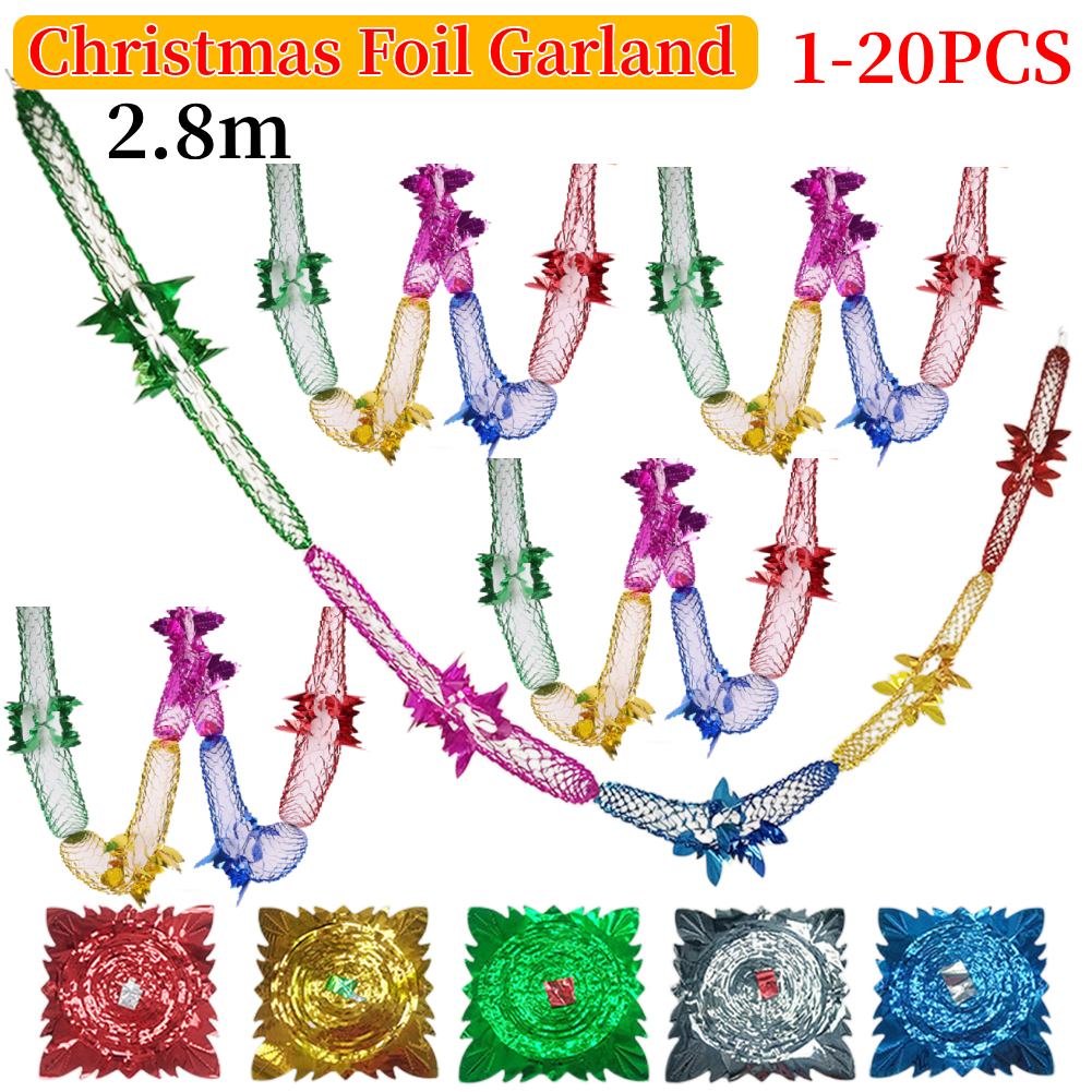 Christmas Foil Garland Ceiling - огляд і ціна Tinsel Garland Decoration