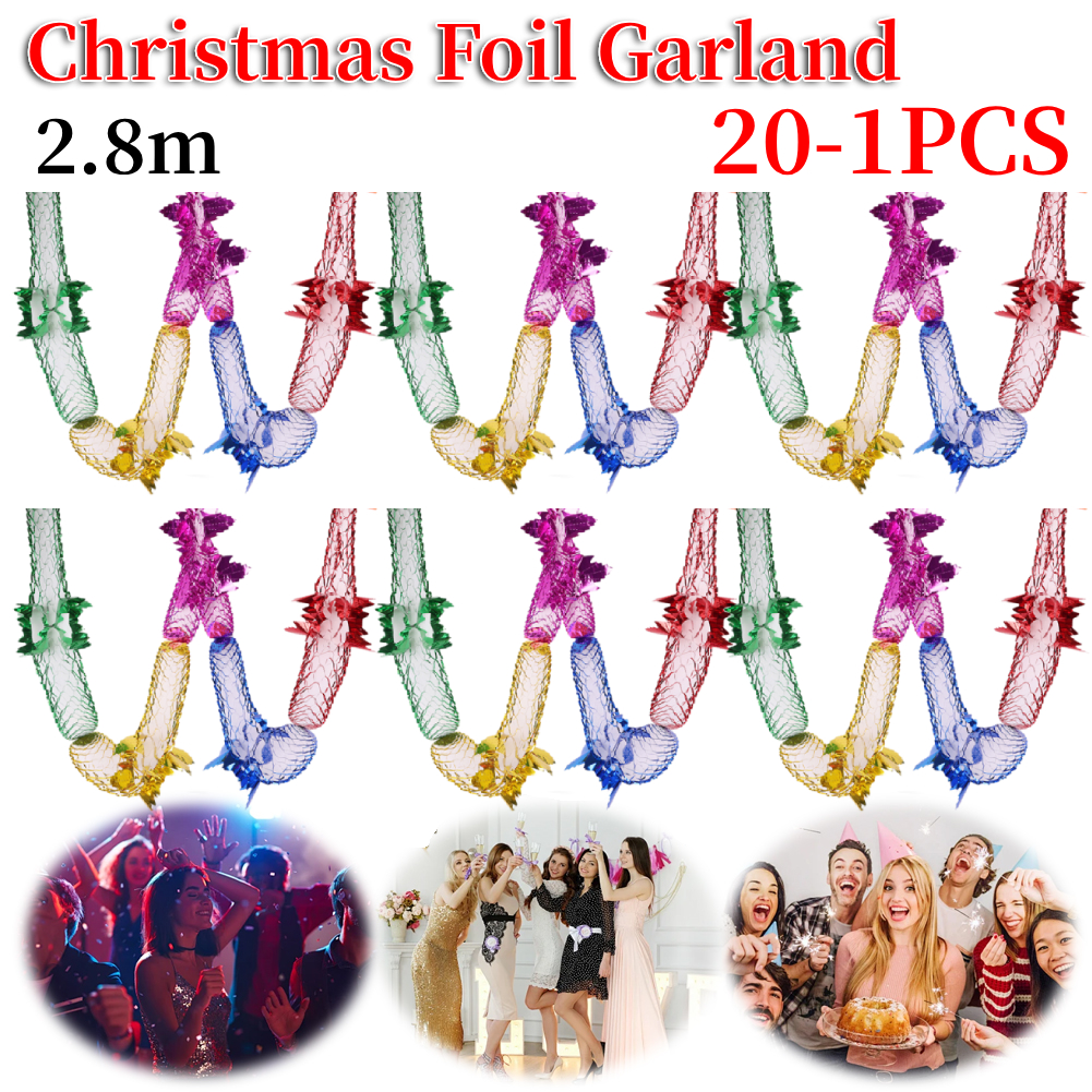 Christmas Foil Garland Ceiling - огляд і ціна Tinsel Garland Decoration