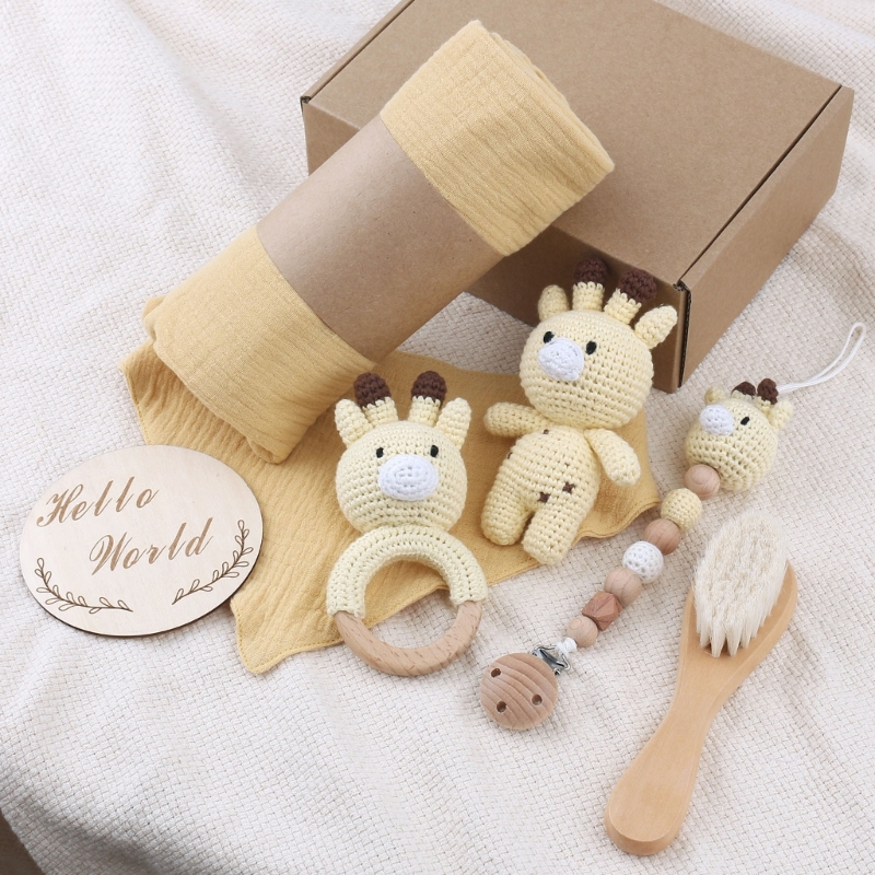 1 Set Baby Stuffed Animal Doll - огляд і ціна Gift Box Wrap Set