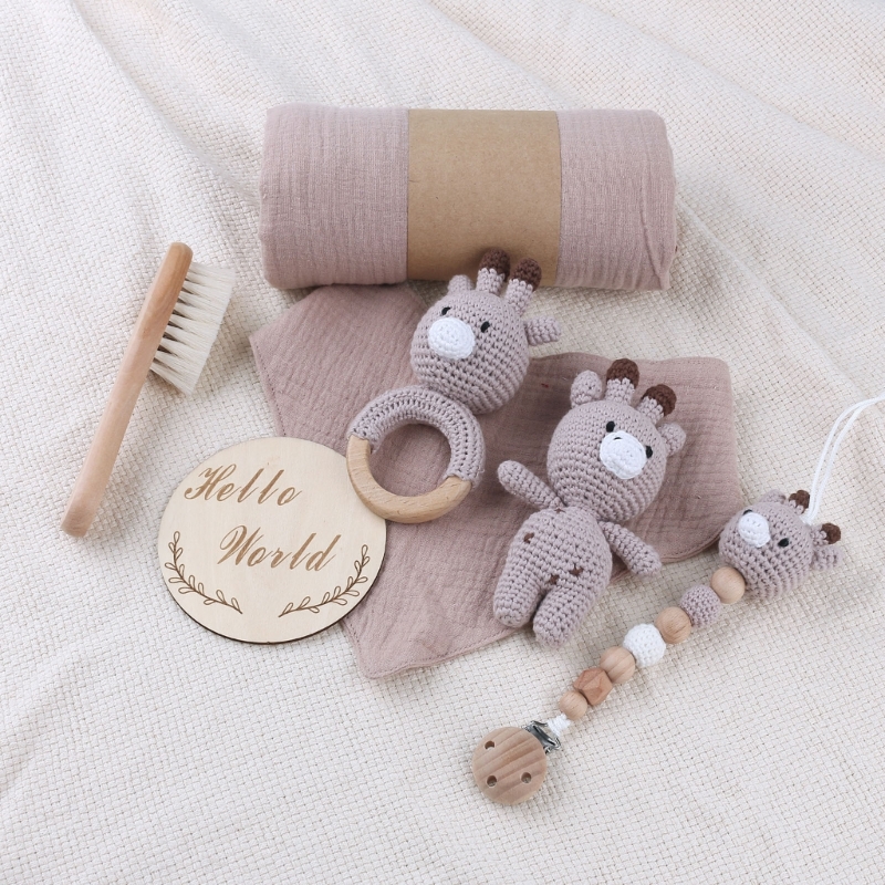 1 Set Baby Stuffed Animal Doll - огляд і ціна Gift Box Wrap Set