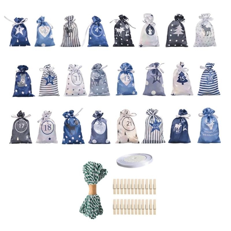 Christmas Advent Calendar Bags - огляд і ціна Advent Calendar Gift