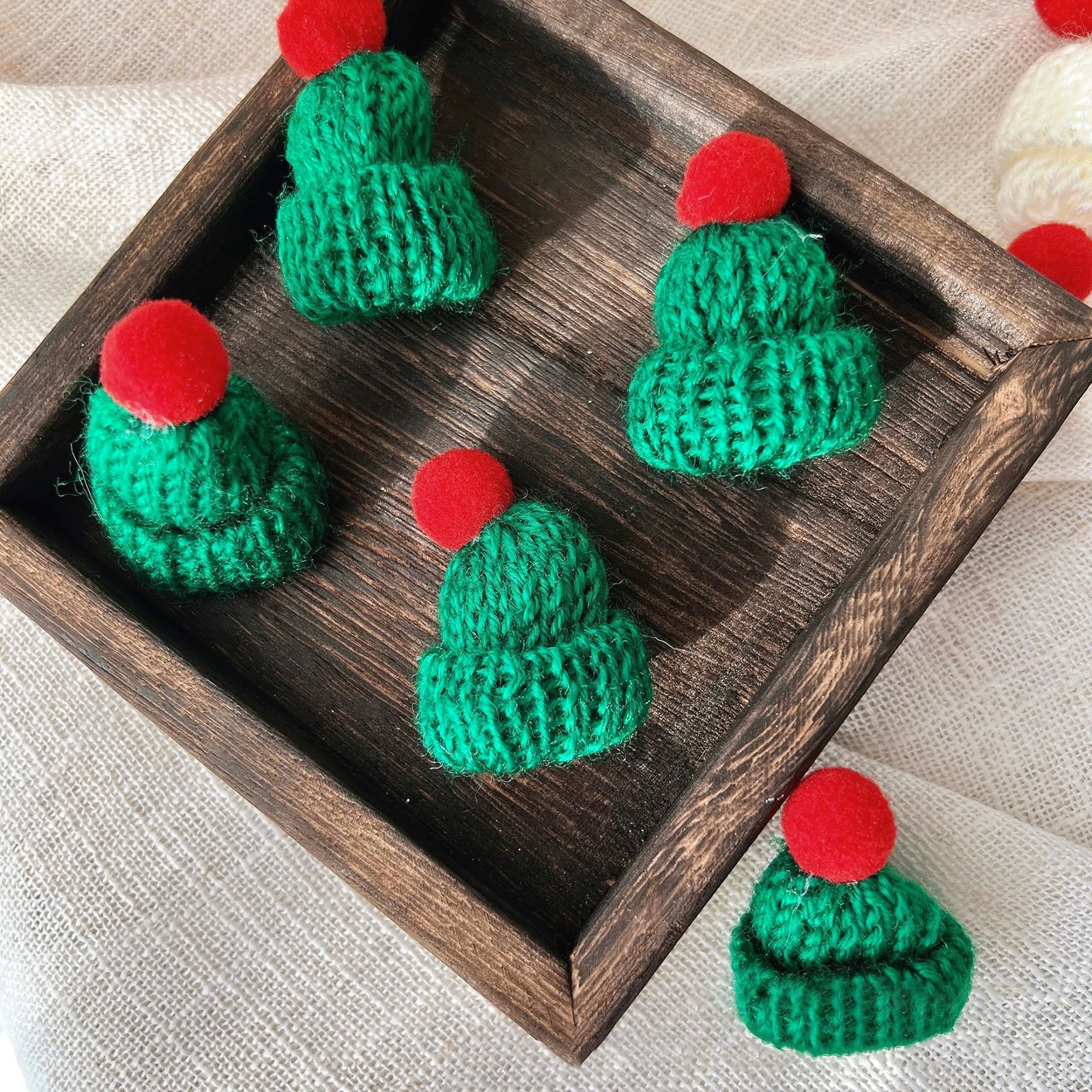 10/20pcs Mini Santa Hat & Scar - огляд і ціна Santa Hat Plush