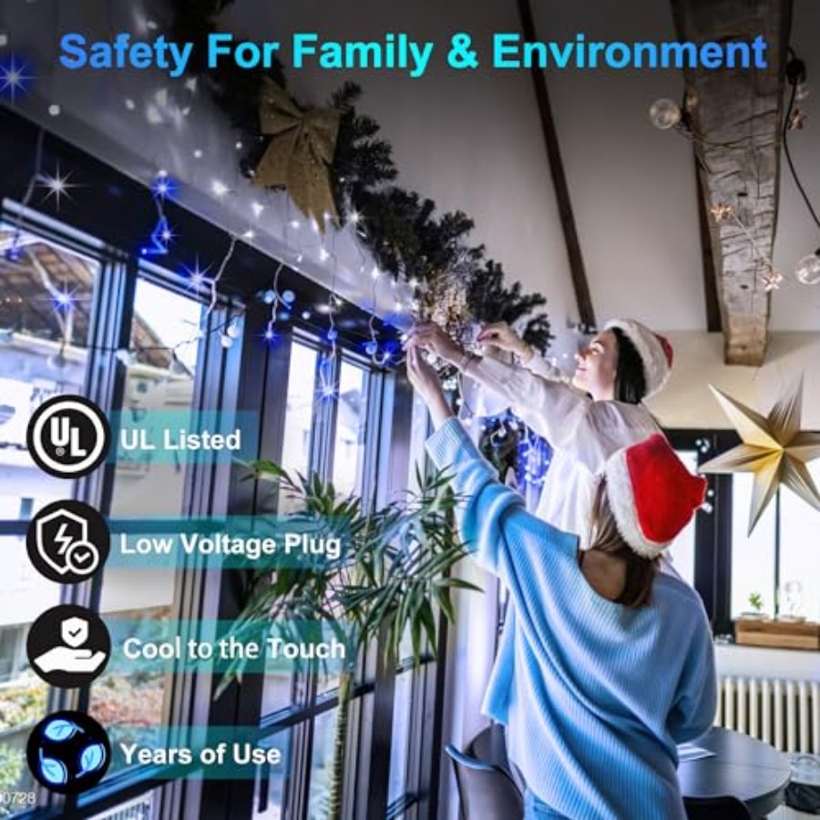 612 LED 60Feet Christmas Light - огляд і ціна Christmas Lights Outdoor