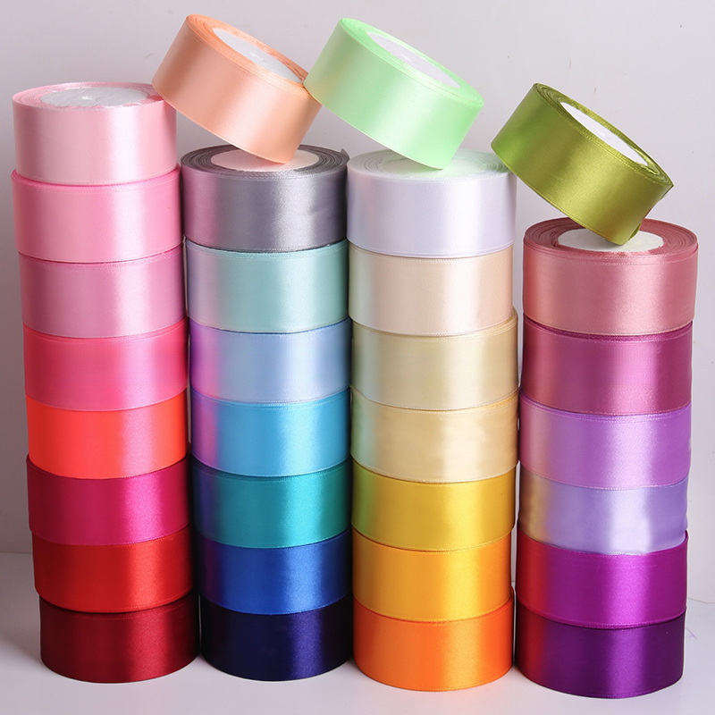 1Roll Satin Ribbon 4cm 25Yards - огляд і ціна Ribbon Bow Gift