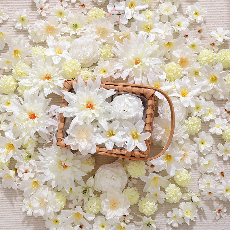 20/50Pcs Mix White Artificial  - огляд і ціна Christmas Wreath Fake
