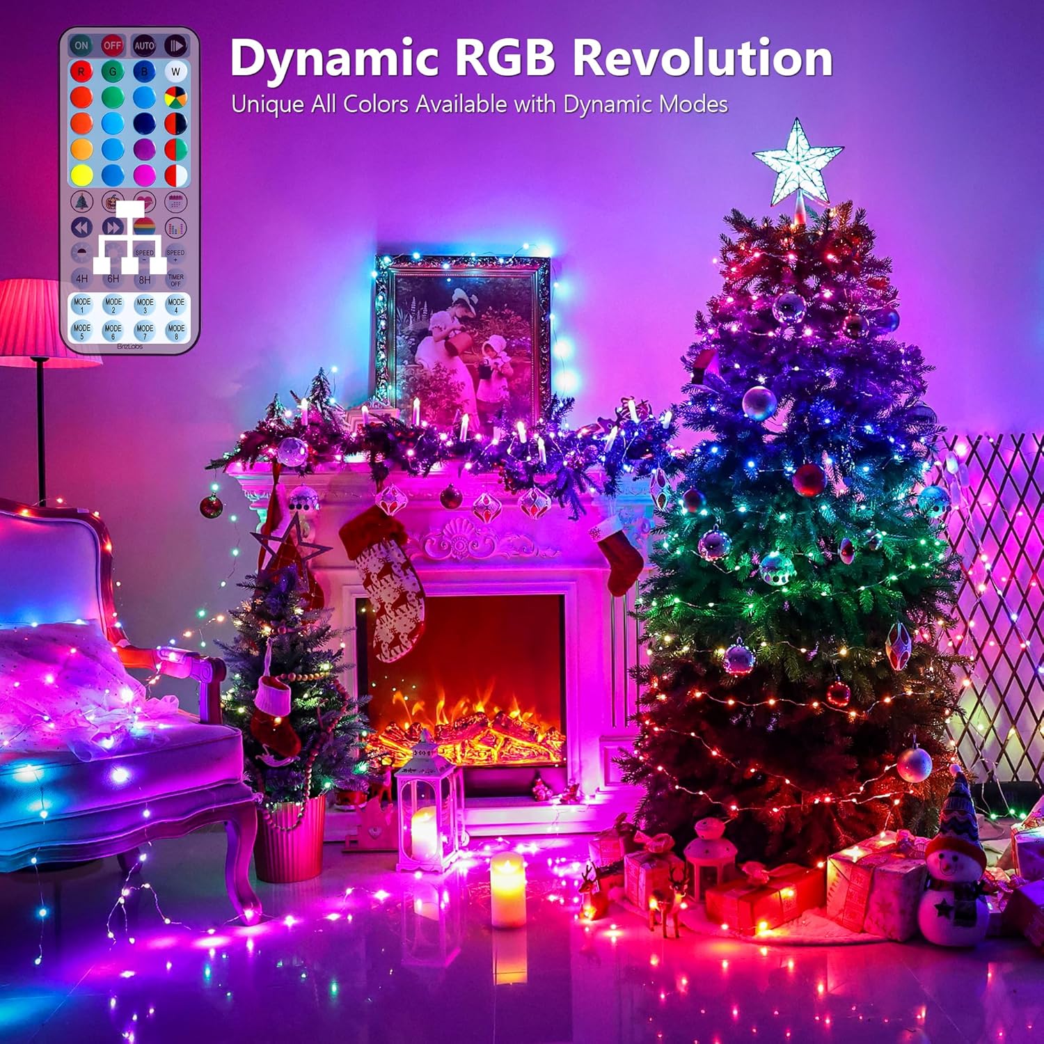 33ft 100 LED Red White Blue Fa - огляд і ціна Led Fairy String Lights