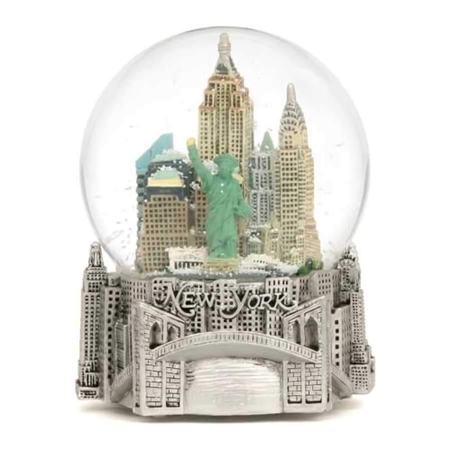 Silver Musical New York City S - огляд і ціна Snow Globe Musical