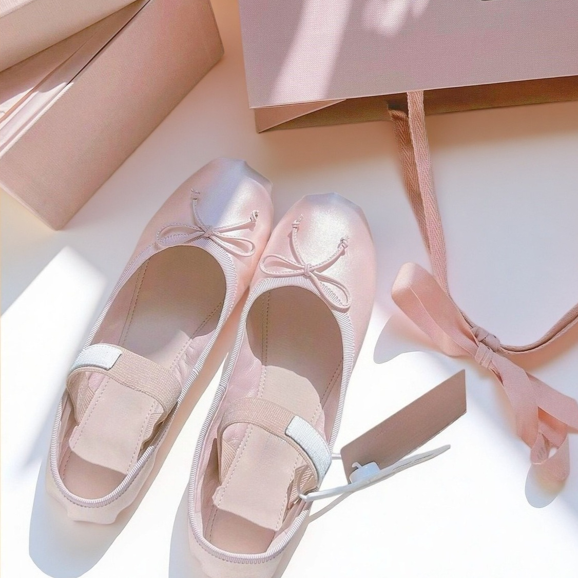 Luxury Ballet Flats, Women's P - огляд і ціна Ribbon Bow Gift