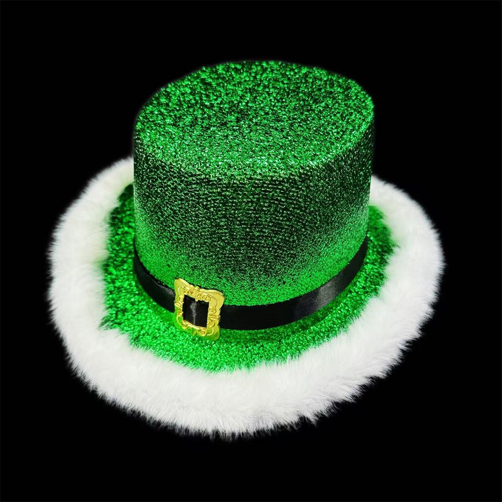 Santa Claus Cap  Shiny Glitter - огляд і ціна Santa Hat Plush