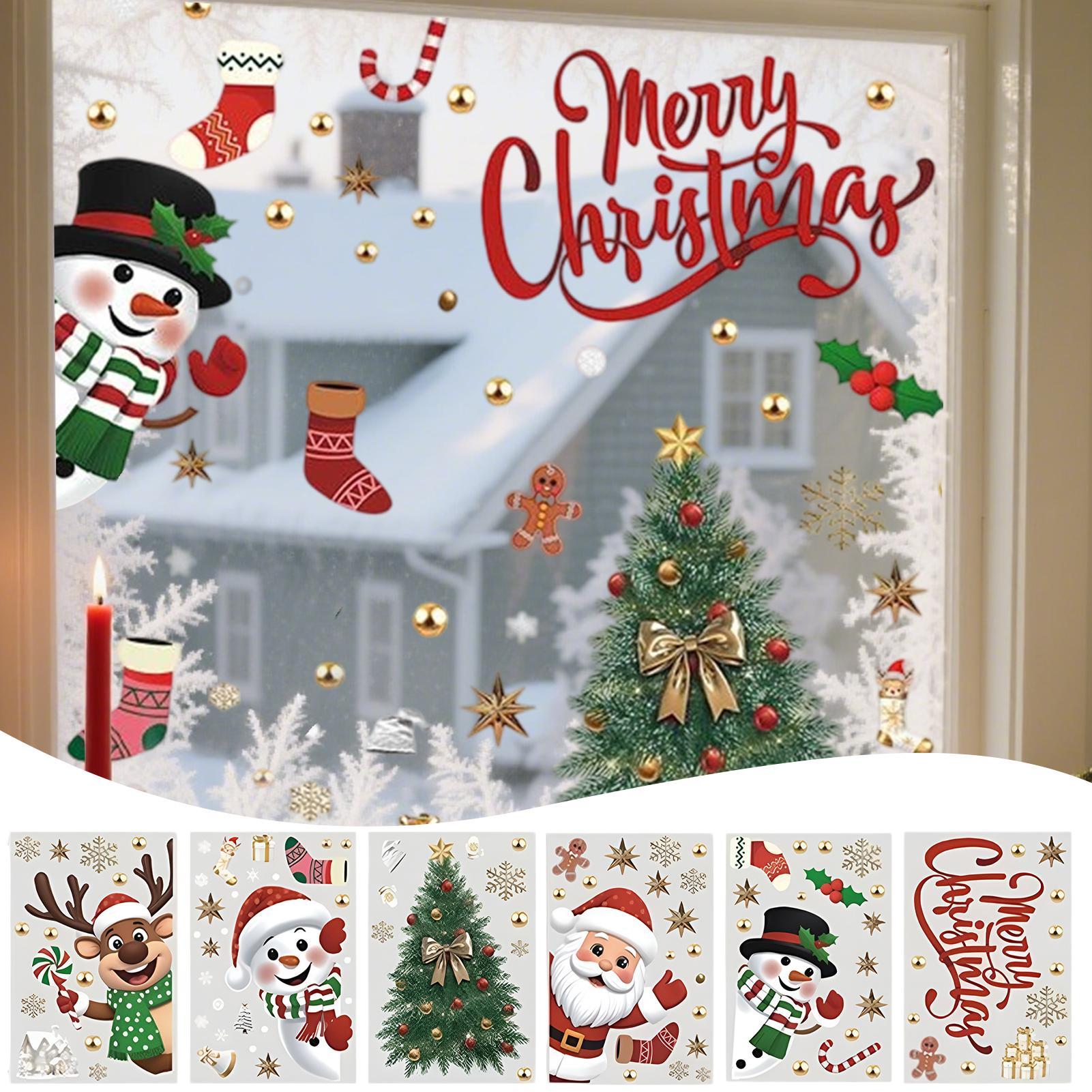 Christmas Window Decals Holida - огляд і ціна Snowflake Window Decal