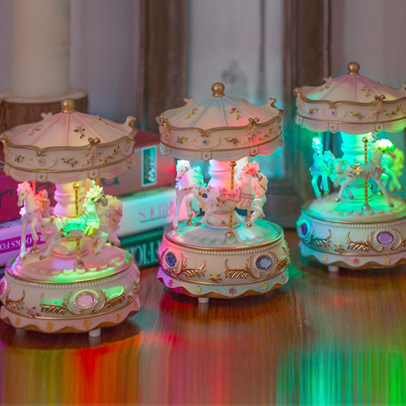 Handmade Resin Carousel Music  - огляд і ціна Snow Globe Musical
