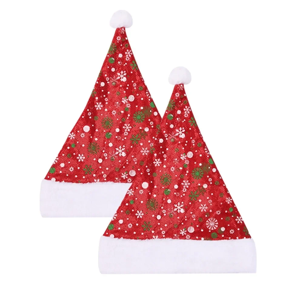 Thick Christmas Hat Red Checke - огляд і ціна Santa Hat Plush