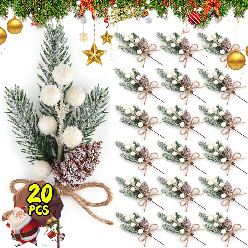 Christmas Artificial White Ber - огляд і ціна Christmas Wreath Fake