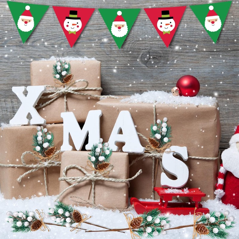 Christmas Artificial White Ber - огляд і ціна Christmas Wreath Fake