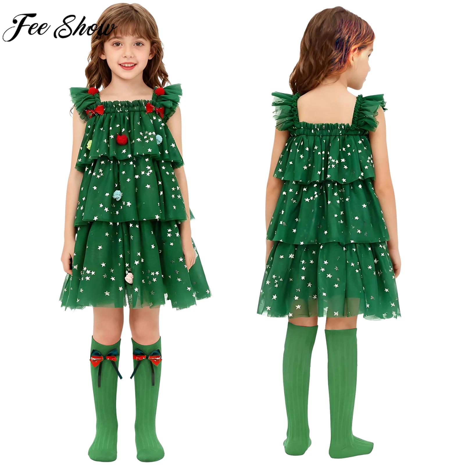 Toddler Girls Christmas Tree E - огляд і ціна Elf Costume Christmas