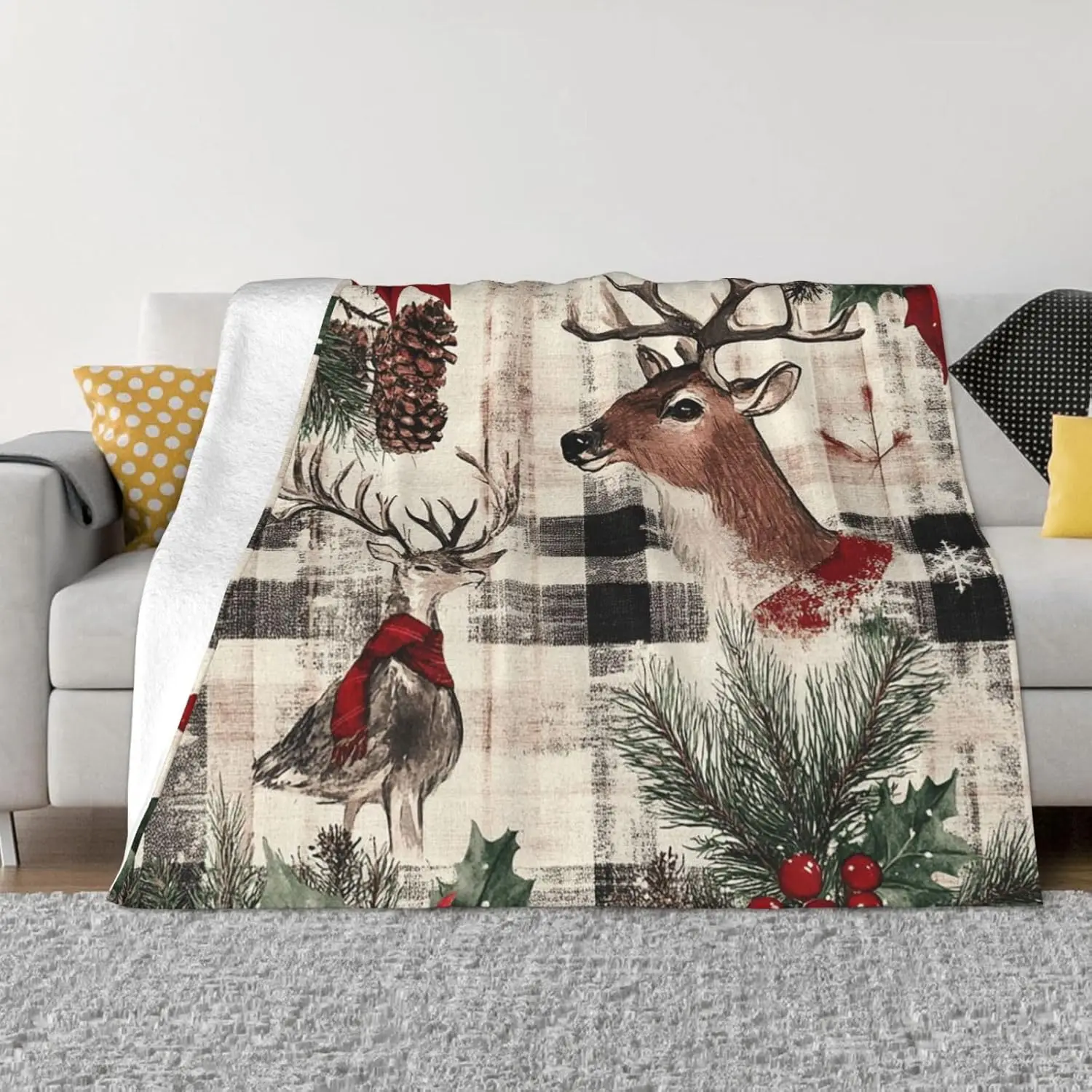 Throw Blanket for Couch UltraS - огляд і ціна Christmas Throw Blanket