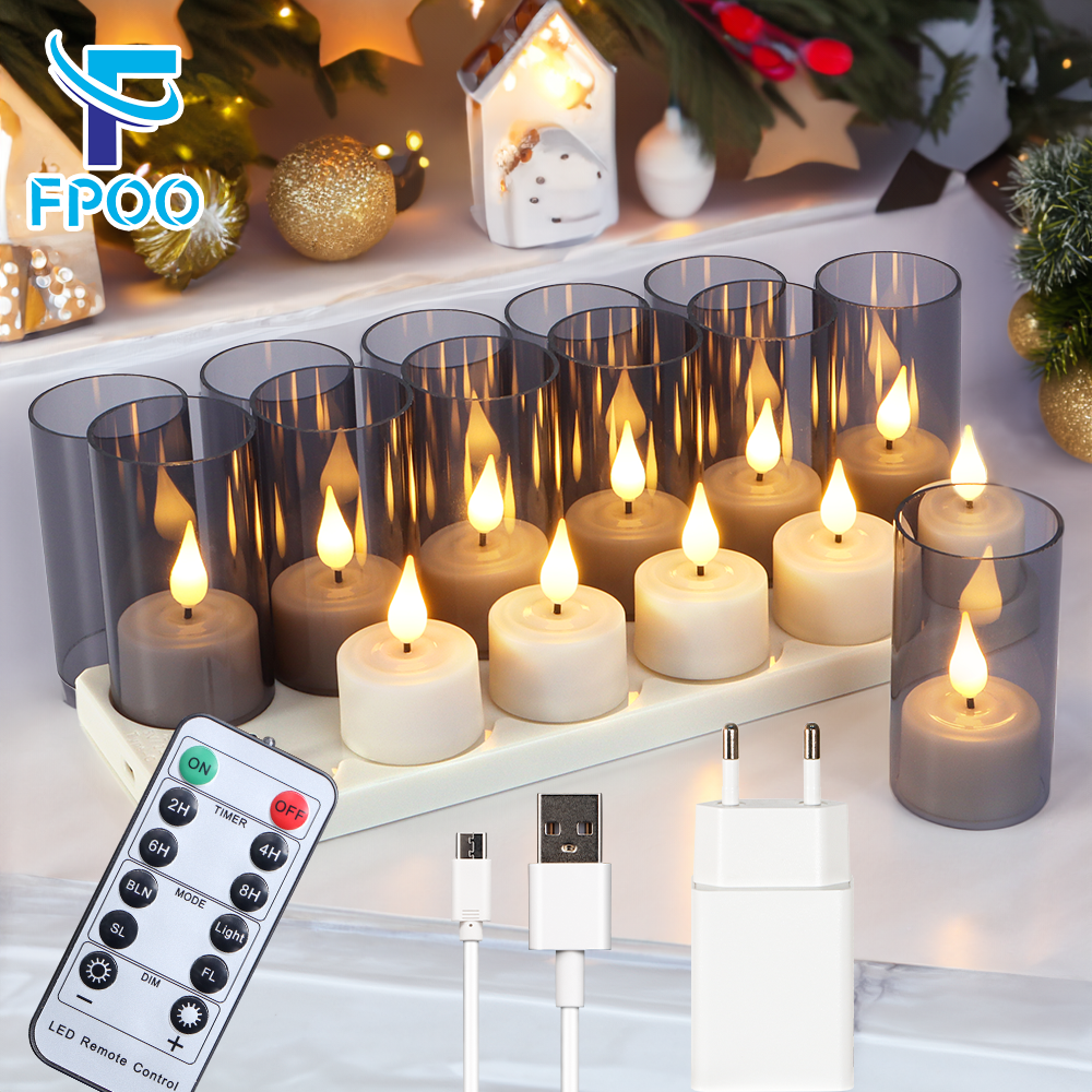 LED Candle Light Rechargeable  - огляд і ціна Holiday Candle Set