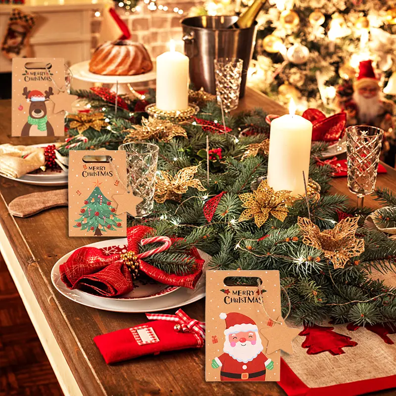 6/12/24Pcs  Christmas Kraft Pa - огляд і ціна Advent Calendar Gift