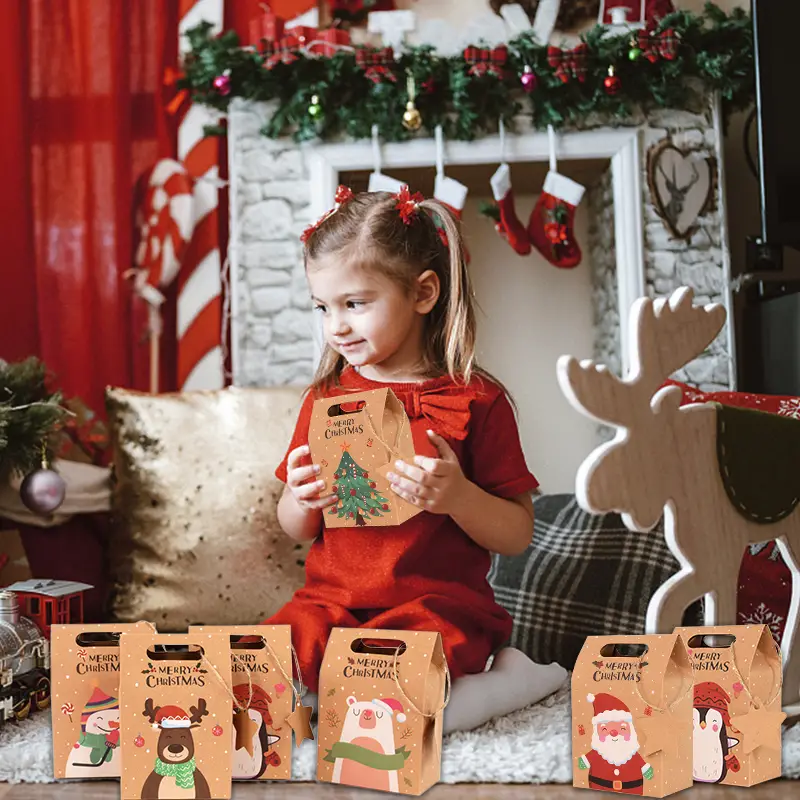 6/12/24Pcs  Christmas Kraft Pa - огляд і ціна Advent Calendar Gift