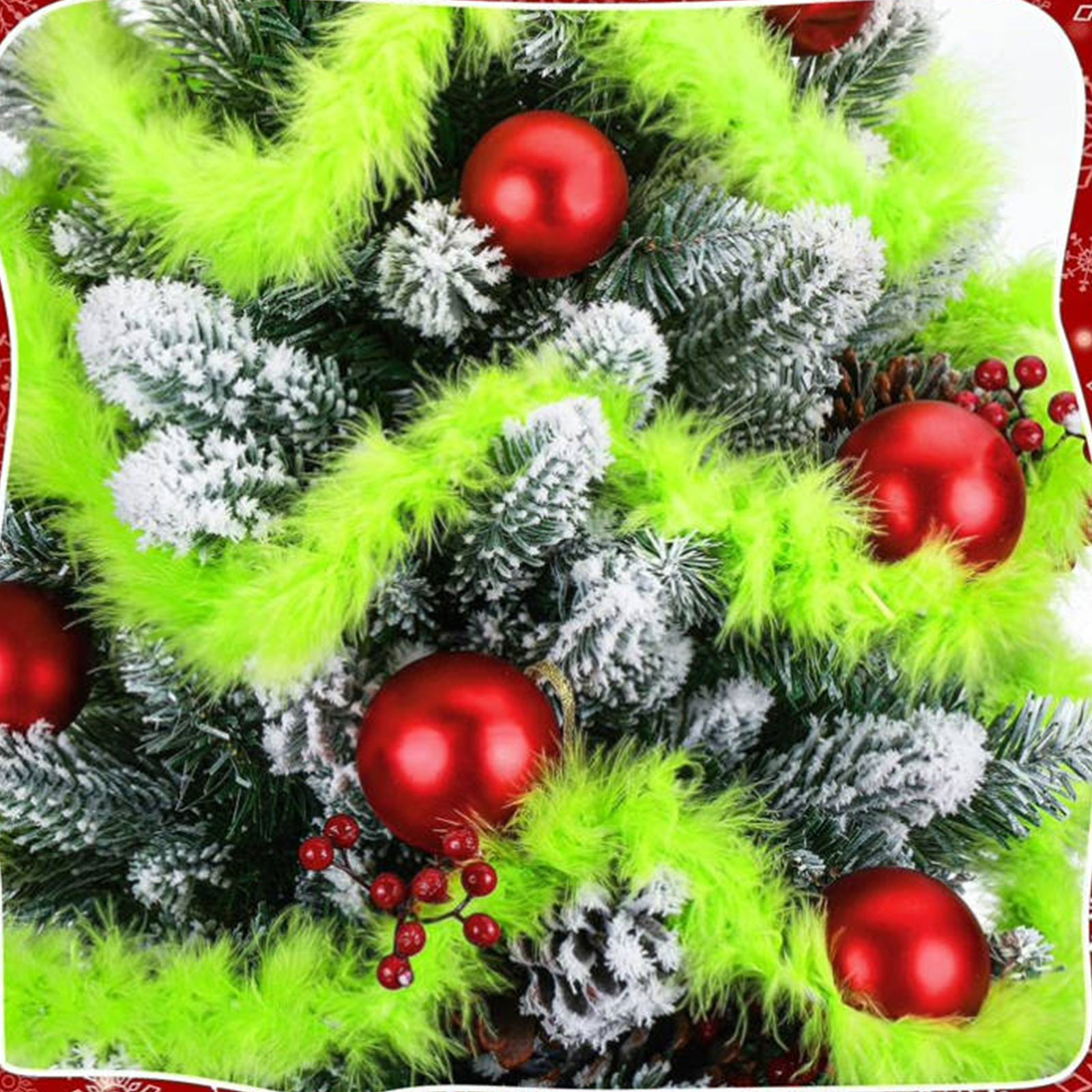 Christmas Garland 3 PCS 20 Fee - огляд і ціна Tinsel Garland Decoration